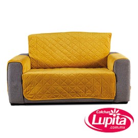 PROTECTOR DE SALA LOVESEAT MOSTAZA VELVET (Vianney)