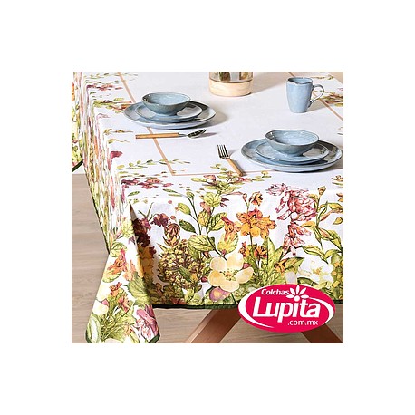 MANTEL RECTANGULAR FLORAL (Vianney)