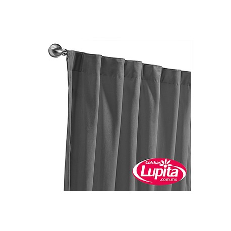 CORTINAS VELVET LARGA GRIS (Vianney)