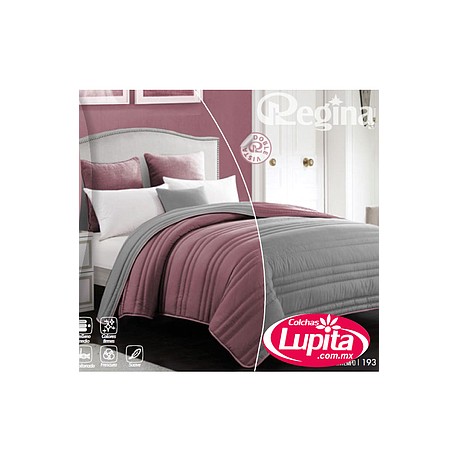 EDREDON CONTEMPO ROSE IND (Regina)