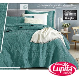 SET EDREDON JACQUARD EMMA MAT/QS (Regina)
