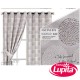JUEGO DE CORTINAS KHALIFA GRIS (Aprezzio)