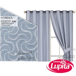 JUEGO DE CORTINAS OMNIA PLUMBAGO (Aprezzio)