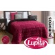 COBERTOR BORREGA BURDEOS KING SIZE (Elefantito)