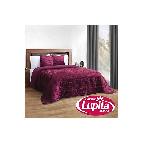 EDREDON MINK GRANATE KING SIZE (Elefantito)