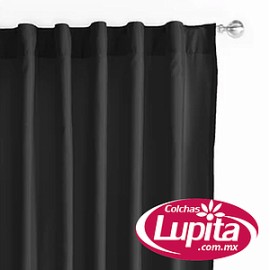 CORTINAS VIASOFT LARGA NEGRO (Vianney)