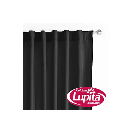 CORTINAS VIASOFT LARGA NEGRO (Vianney)