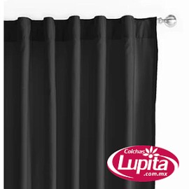 CORTINAS VIASOFT CORTA NEGRO (Vianney)