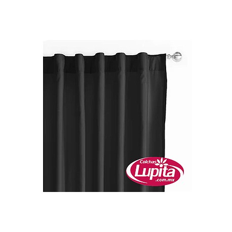 CORTINAS VIASOFT CORTA NEGRO (Vianney)