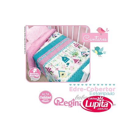 COBERTOR ESTAMPADO CANTARES CUNERO (Regina)