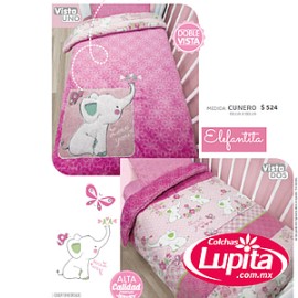 COBERTOR BORDADO ELEFANTITA CUNERO (Regina)