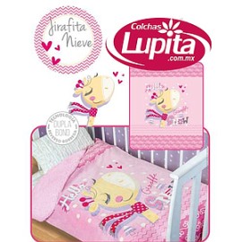 COBERTOR SEDUCCION JIRAFITA NIEVE COMODIN (Regina)