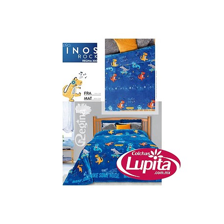 COBERTOR LIGERO 300 DINOS MATRIMONIAL (Regina)
