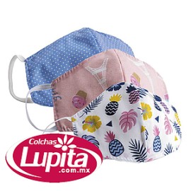 MASCARA CUBREBOCA INFANTIL NIÑA (Vianney)