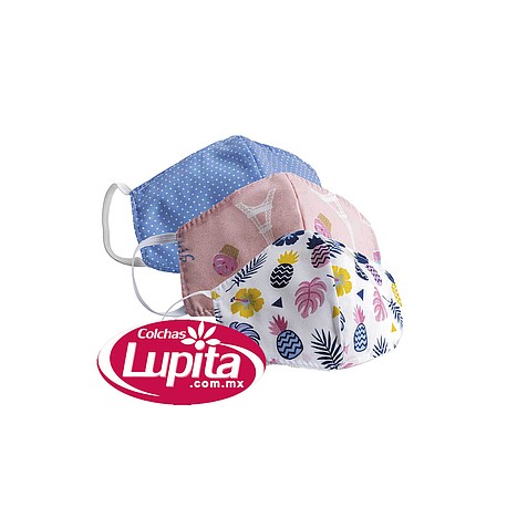 MASCARA CUBREBOCA INFANTIL NIÑA (Vianney)