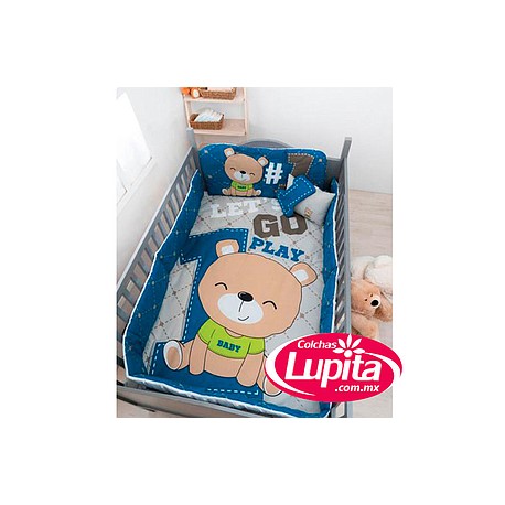 SET DE EDREDON CAMA CUNA CCC VAMOS A JUGAR (Chiquimundo)