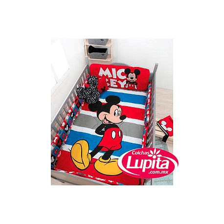 SET DE EDREDON CAMA CUNA CCC MI AMIGO MICKEY (Chiquimundo)