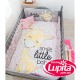 SET DE EDREDON CAMA CUNA CCC JIRAFITA FLORES (Chiquimundo)