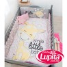 SET DE EDREDON CAMA CUNA CCC JIRAFITA FLORES (Chiquimundo)